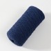 Шнур для вязания без сердечника 70% хлопок, 30% полиэстер  1мм 200м/65+-10гр (41 - индиго)