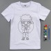 Набор для творчества футболка-раскраска «Мальчик лис», размер 128-134 см