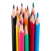 Цветные карандаши, 12 цветов, трехгранные, Минни Маус и Единорог