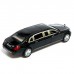 Машина металлическая «Лимузин», 1:24, открываются двери, капот, багажник, цвет чёрный