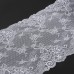 Кружевная эластичная ткань, 240 мм × 2,7 +- 0,5 м, цвет белый
