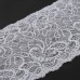 Кружевная эластичная ткань, 230 мм × 23 +- 1 м, цвет белый