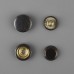 Кнопки установочные, Дельта, d = 15 мм, 40 шт, с установщиком, в органайзере, 11,8 × 8,1 × 2,3 см, цвет чёрный никель
