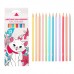 Цветные карандаши пастельные, 12 цветов, трехгранные, Коты Аристократы