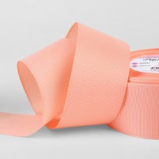 Лента репсовая, 40 мм, 23 +- 1 м, цвет розовый персик N0176