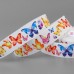 Лента репсовая «Цветные бабочки», 25 мм, 23 +- 1 м, разноцветная