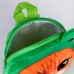 Рюкзак детский для девочки «Кошечка», плюшевый, цвет зеленый