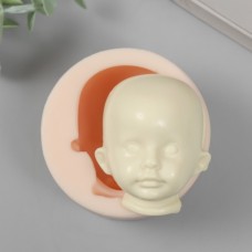 Молд силикон Лицо младенца N2 6,5х5,5х3,5 см