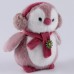 Новогодняя мягкая игрушка «Пингвин», цвет розовый, на новый год