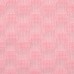 Лоскут плюш «Соты», 50 × 50 см, 220 г/м, цвет розовый N34