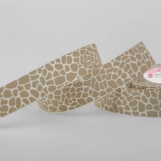 Лента репсовая «Жираф», 25 мм, 23 +- 1 м, цвет сливочный