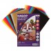 Набор для детского творчества А4, 10 листов картон белый мелованный +20 листов картон цветной мелованный + 20 листов бумага цветная