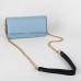Ручка для сумки, с плоскими цепочками и карабинами, 120 × 3 см, цвет чёрный/золотой