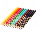 Цветные карандаши, 12 цветов, трехгранные, Минни Маус и Единорог