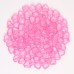 Сердечки пластиковые декоративные, набор 100 шт., размер 1 шт. — 2 × 2 см, цвет розовый