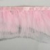 Тесьма с перьями марабу, 8-10 см, 5 +- 0,5 м, цвет розовый