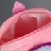 Рюкзак детский плюшевый для девочки« Ленивец», цвет розовый