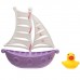 Набор резиновых игрушек для ванны «Уточки на корабле», 7 предметов, цвет МИКС, Крошка Я