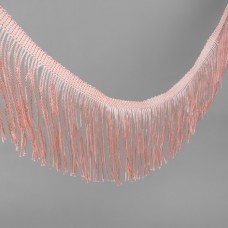 Тесьма декоративная «Бахрома», 10 см, 5 +- 0,5 м, цвет нежно-персиковый