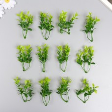 Искусственное растение для творчества Веточка с листьями эвкалипта набор 12 шт 8,5 см