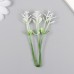 Искусственное растение для творчества Чистотел набор 12 шт белый 9 см