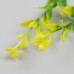 Искусственное растение для творчества Иглица с цветками набор 6 шт жёлтый 12,5 см