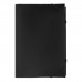 Папка картотека Calligrata 13 отдел. A4 пластик 0.7мм черный. микс цв резинок