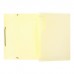 Папка картотека Calligrata Акварель 13 отдел. A4 пластик 0.7мм ваниль, черн.резинка