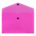 Набор папок-конвертов на кнопке Calligrata Neon, А5, 150мкм, неон жел роз оран сал 4шт/уп