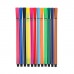 Фломастеры 12 цветов ЖИРАФ, в пластиковом тубусе, вентилируемый колпачок, МИКС