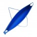 Папка для чертежей и рисунков А3, 470 х 335 х 50 мм, с ручками, пластиковая, молния сверху, 0.8 мм, ПМ-А3-35, синяя